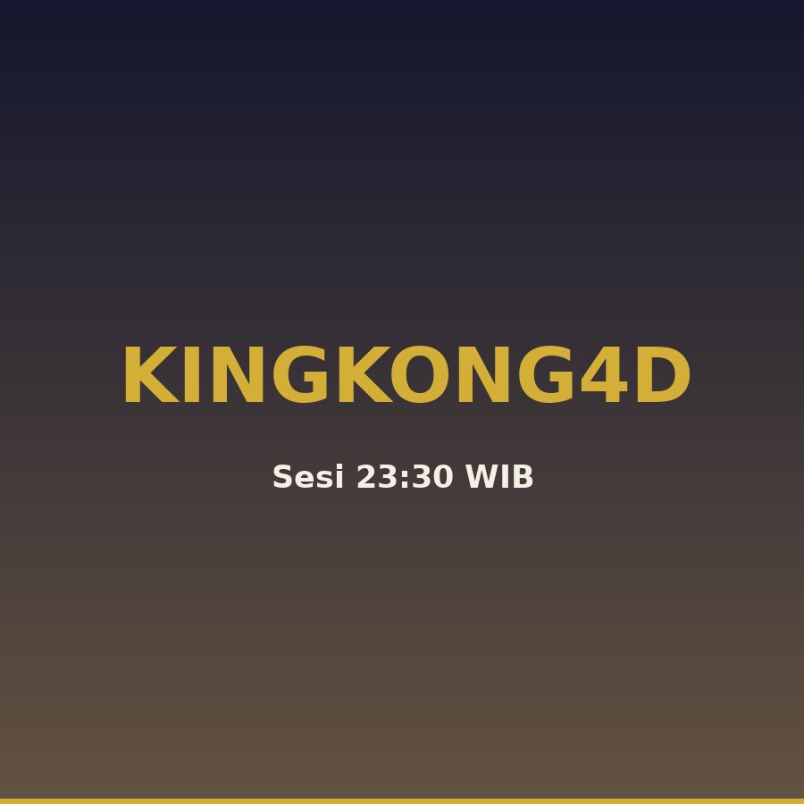 Paito Kingkong4d Angka Main 23 Hari Ini 10 Oktober 2026 (40517)